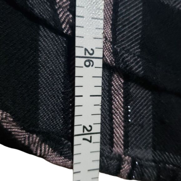 Rails Hunter Western Glam Metallic Line Plaid Shirt ~$158 - Picture 9 of 11